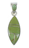 Genuine Sterling Silver Turquoise Slide Pendant RX77098